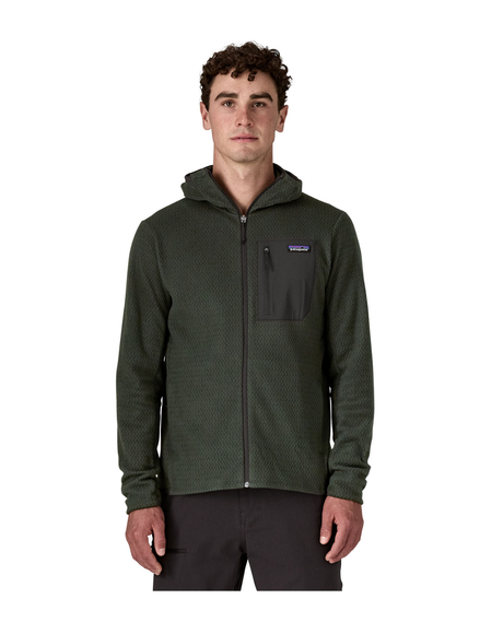 Patagonia Men R1 Air Full-Zip Hoody - Old Growth Green  Alpingaraget