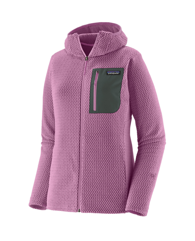 Patagonia Women R1 Air Full-Zip Hoody - Brisk Purple  Alpingaraget