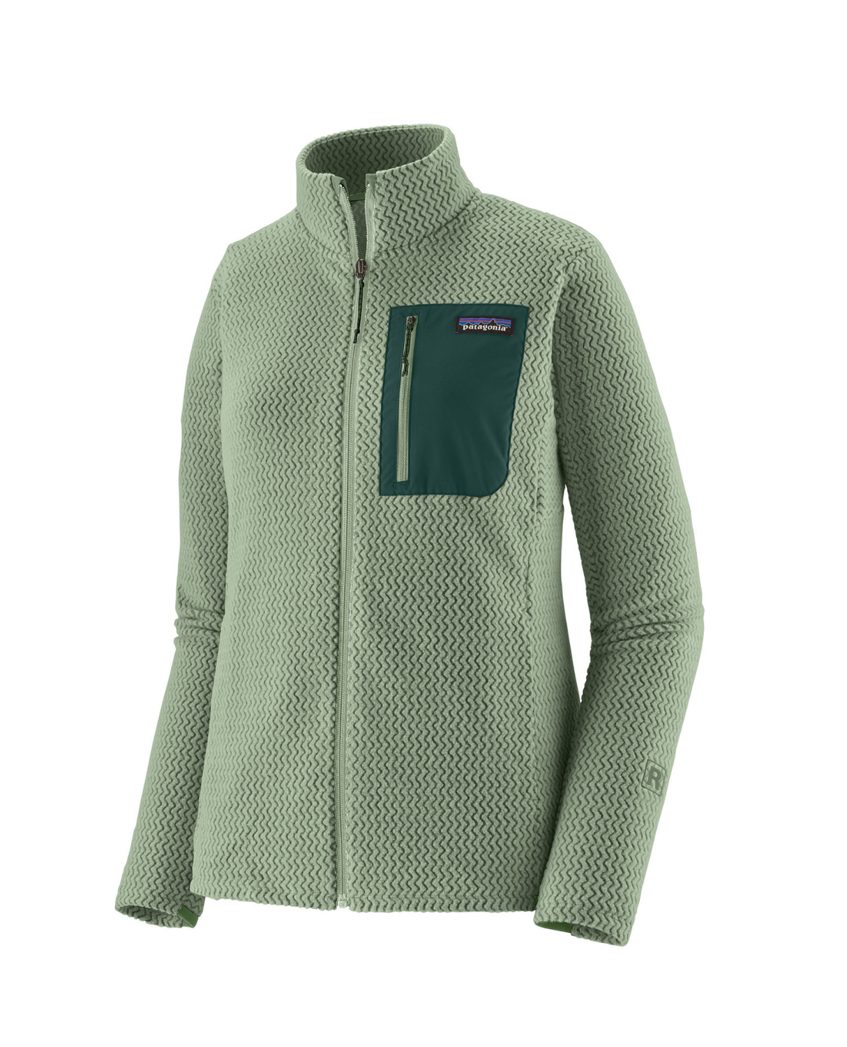 Patagonia Women R1 Air Jacket - Ellwood Green  Alpingaraget