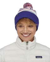 Patagonia Powder Town Beanie - Park Stripe Viking Blue - Alpingaraget