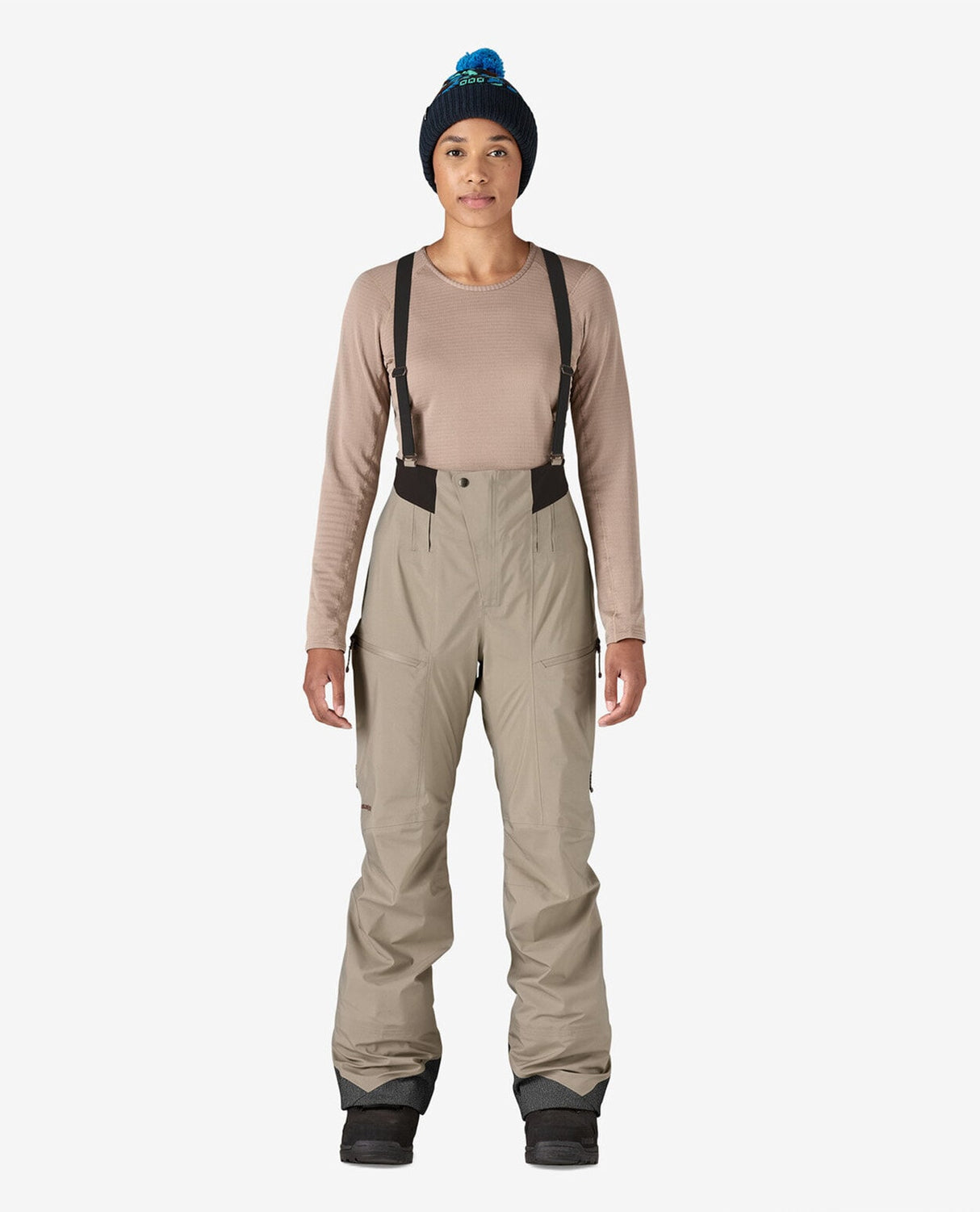 Patagonia Women Untracked Bibs Pants - Seabird Grey - Alpingaraget