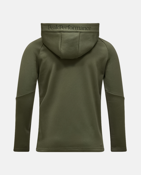 Peak Performance Junior Rider Essentials Zip Hood - Pine Needle  Alpingaraget