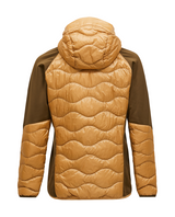 Peak Performance Men Helium Down Hybrid Hood - Sierra Sand / Meadow Moss  Alpingaraget