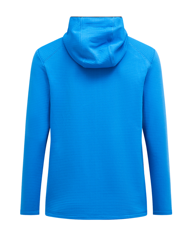 Peak Performance Men Trail Polartec Zip Hood - Azure Ascent  Alpingaraget