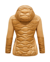 Peak Performance Women Helium Down Hybrid Hood - Sierra Sand  Alpingaraget