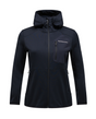 Peak Performance Women Utility Light Zip Hood - Black / Black  Alpingaraget