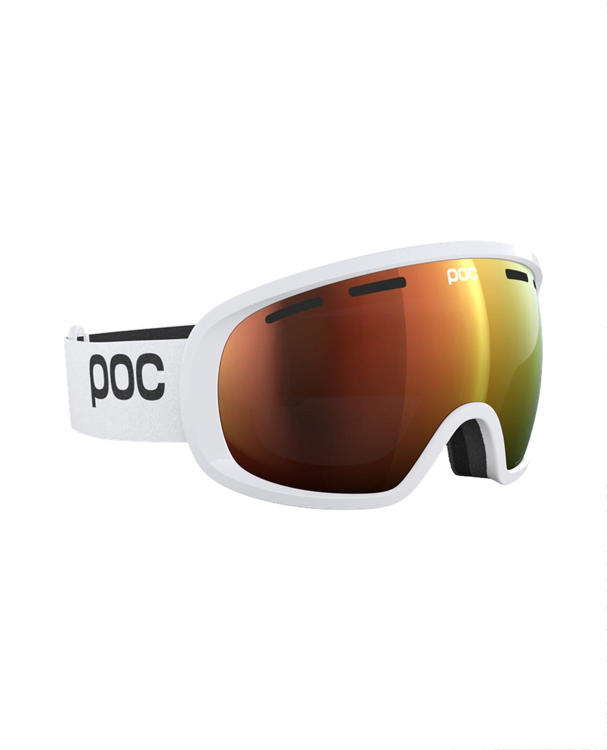 POC Fovea - Hydrogen White/Partly Sunny Orange 