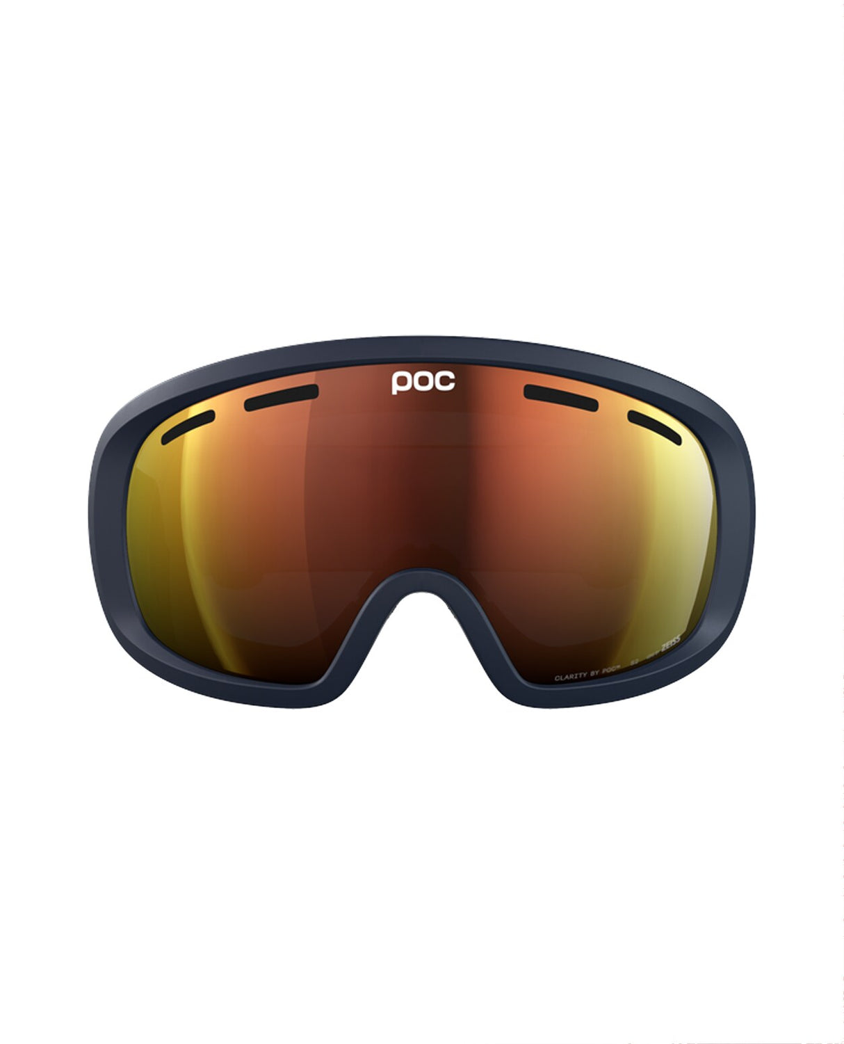 POC Fovea Mid - Apatite Navy/Partly Sunny Orange - Alpingaraget
