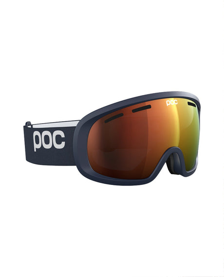 POC Fovea Mid - Apatite Navy/Partly Sunny Orange - Goggles - Alpingaraget