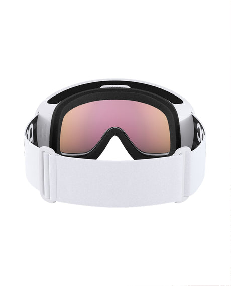 POC Fovea Mid - Hydrogen White/Partly Sunny Orange - Goggles - Alpingaraget