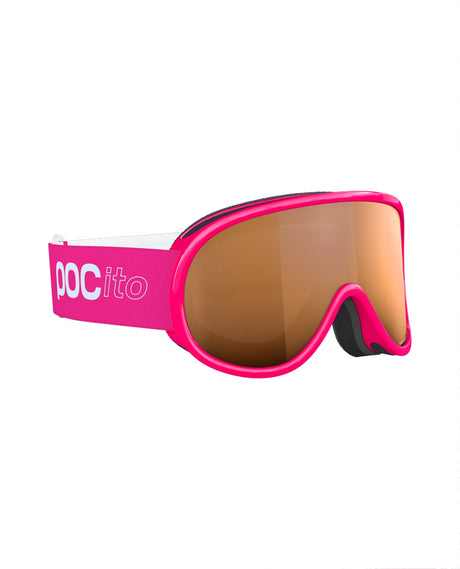 POC POCito Retina - Fluorescent Pink/Partly Sunny Light Orange - Juniorgoggles - Alpingaraget