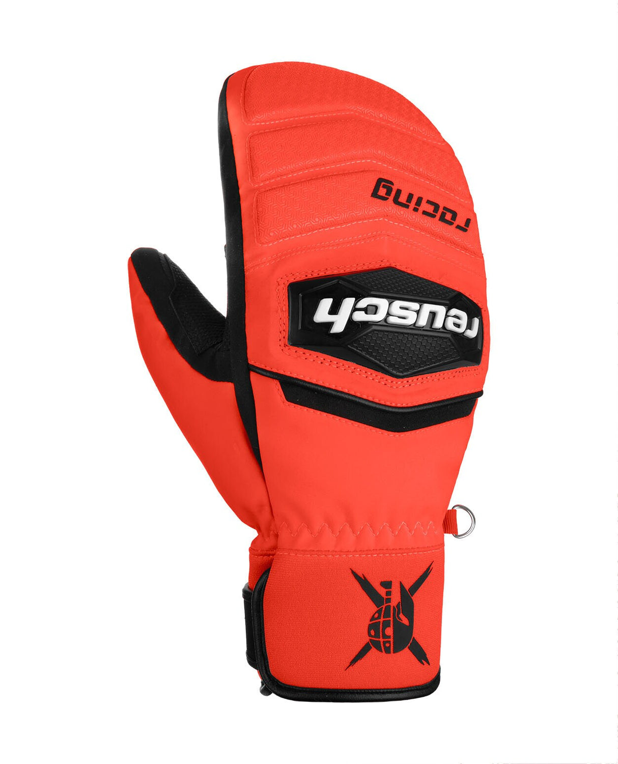 Reusch Worldcup Warrior R-TEX® XT Junior Mitten - Black Fluo Red - Alpingaraget