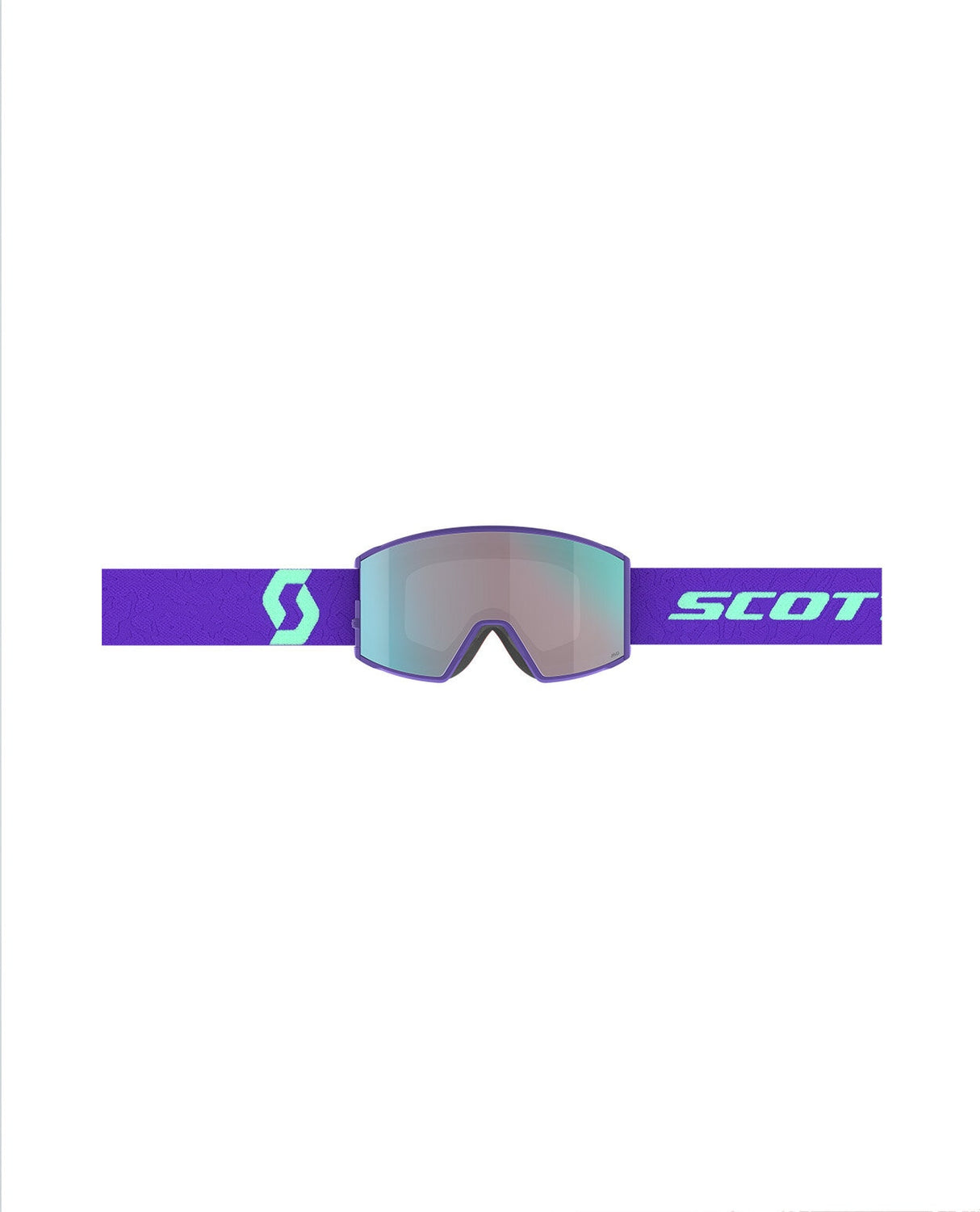 Scott React - Deep Purple/Enhancer Aqua Chrome +extra lins - Alpingaraget