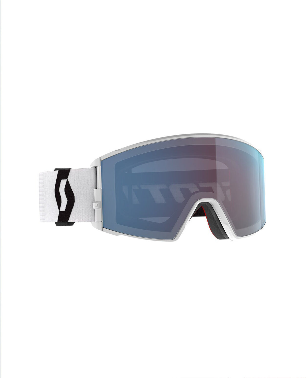 Scott React - Mineral White Black/Enhancer Blue Chrome +extra li 