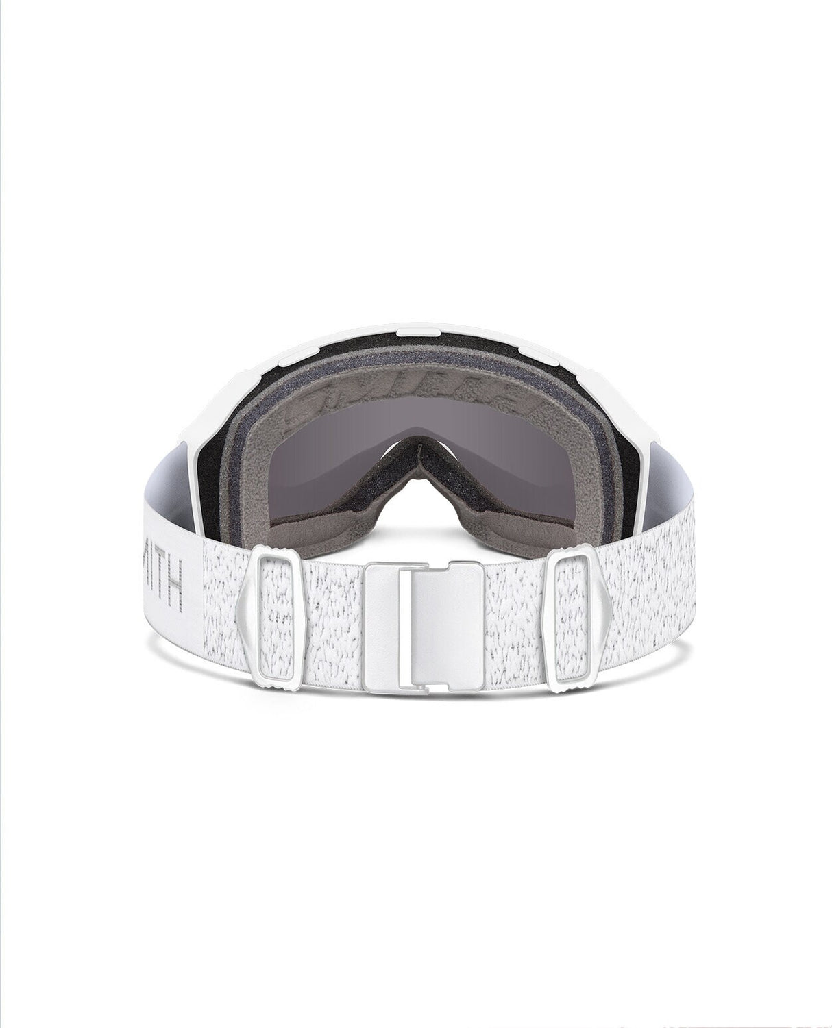 Smith 4D Mag S - White Chunky Knit/Chromapop Sun Platinum Mirror + Extra Lins  Alpingaraget