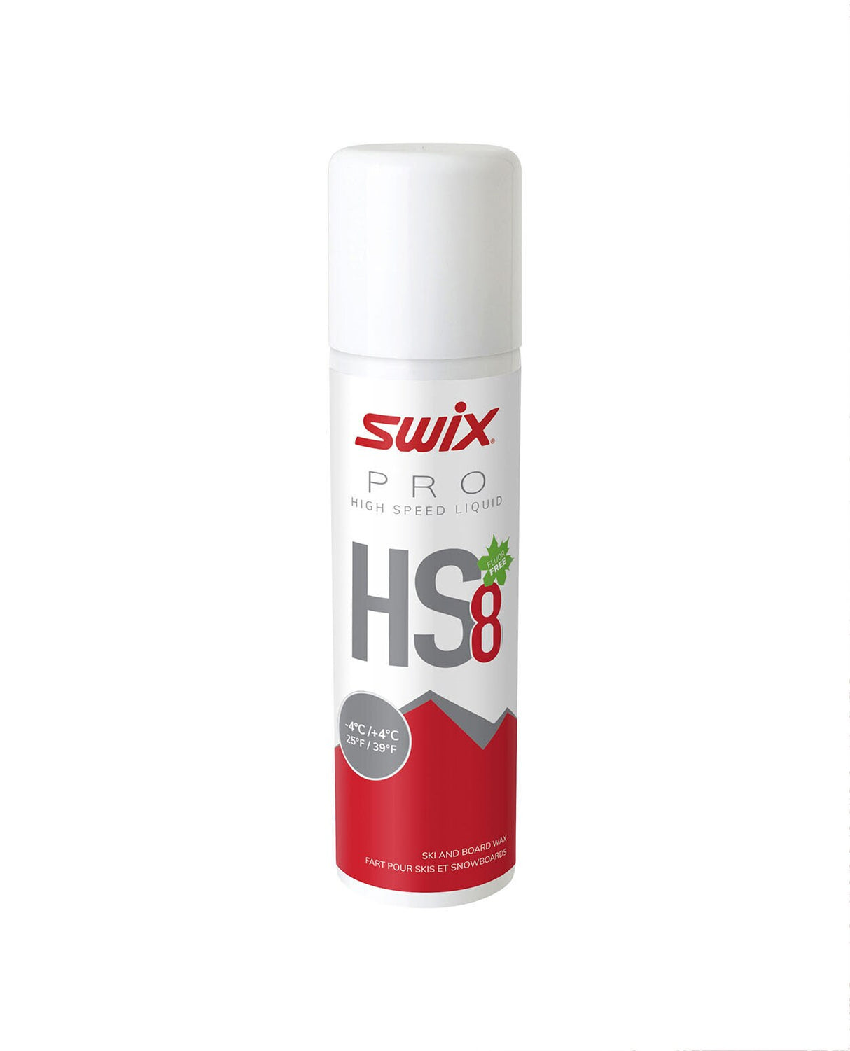 Swix HS8 Liquid Red, -4°C/+4°C, 125ml - Alpingaraget